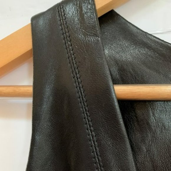 VARIAZIONI Genuine Leather Mini Dress - Picture 2 of 8